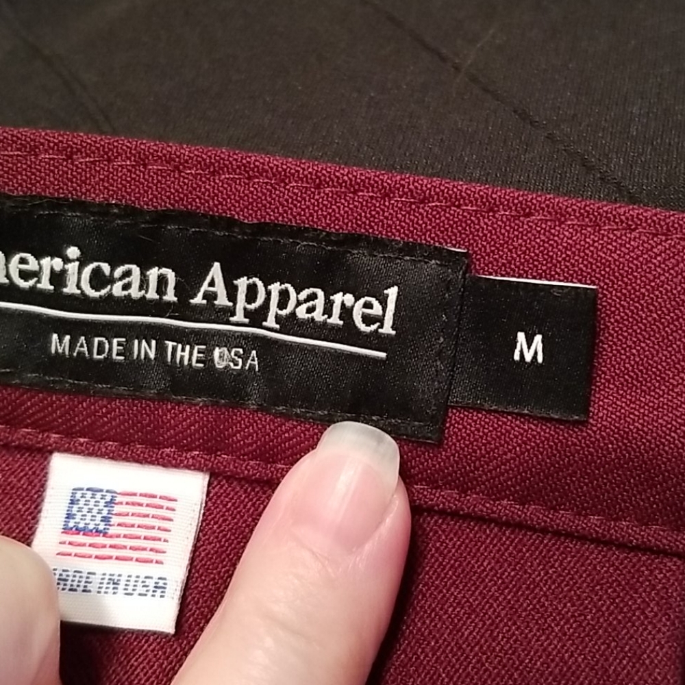 American Apparel Crimson Tennis Skirt - Picture 4 of 4